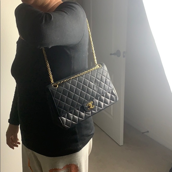 🛑SOLD🛑Chanel vintage double flap CF medium - Picture 15 of 16